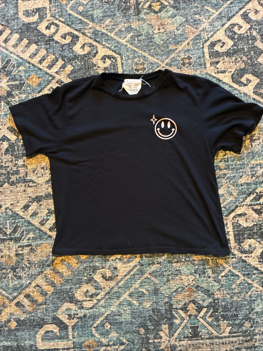 French Pastry black short sleeve T-shirt "More Self Love" size M